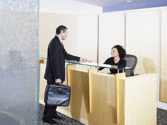 7. How you treat the receptionist or the driver.