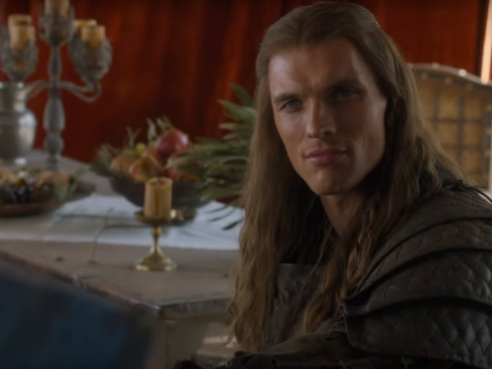 Daario Naharis, the sellsword who seduced Daenerys, was played by Ed Skrein at the end of season three.