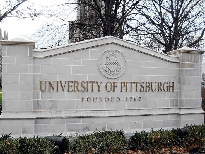 19. University of Pittsburgh — Pittsburgh, Pennsylvania