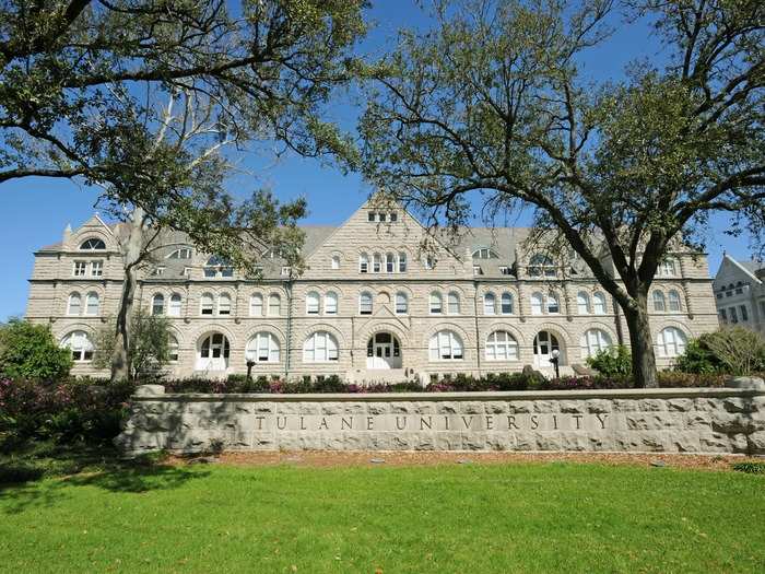 16. Tulane University — New Orleans, Louisiana