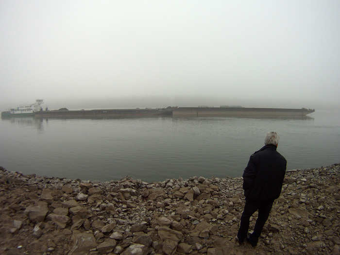 THE DANUBE RIVER NOW: Between 2011 and 2012, a persistent drought led to record-low water levels along the Danube, stranding boats and paralyzing parts of the busy waterway.