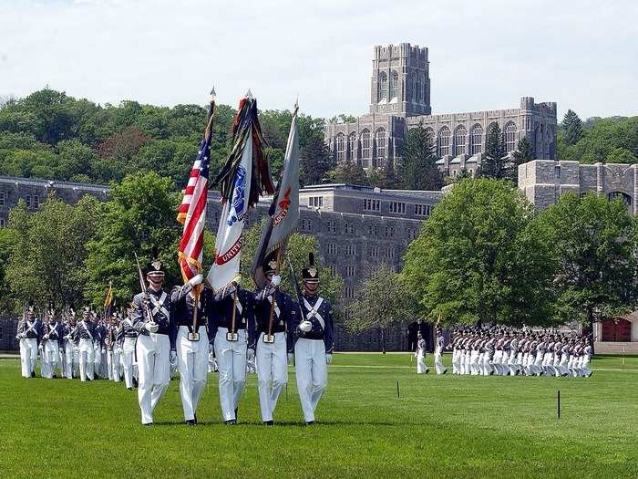 13. (TIE) United States Military Academy