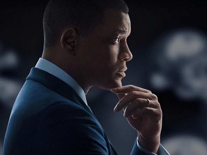 "Concussion" is about a doctor who first notices a correlation between brain trauma and football players, and his battle with the NFL.