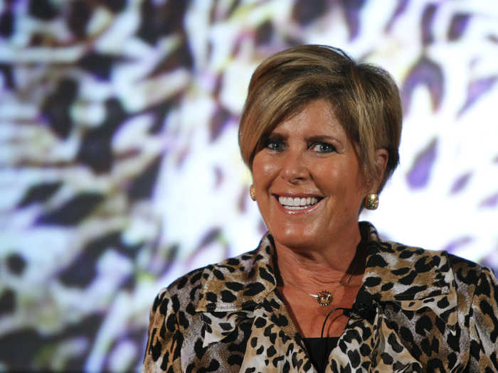 Personal finance guru Suze Orman lived out of her van for a few months in 1973.