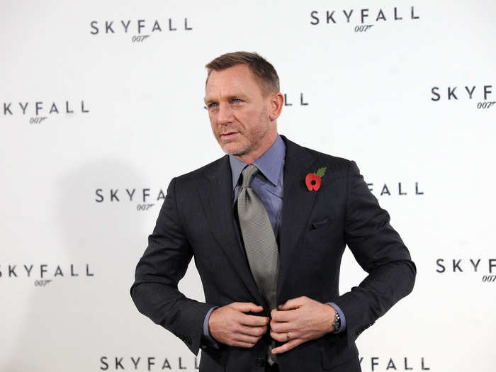 Daniel Craig, aka James Bond, once had to sleep on park benches in London.