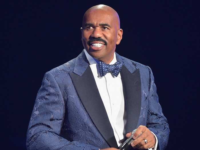 Talk show host Steve Harvey lived in his 1976 Ford Tempo for three years before his big break.