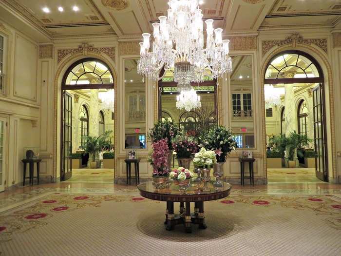 No cost was spared in making it a place of sheer luxury. The largest single order in history for gold-encrusted china was placed with L. Straus & Sons for The Plaza, and around 1,650 crystal chandeliers were purchased for use throughout the hotel.