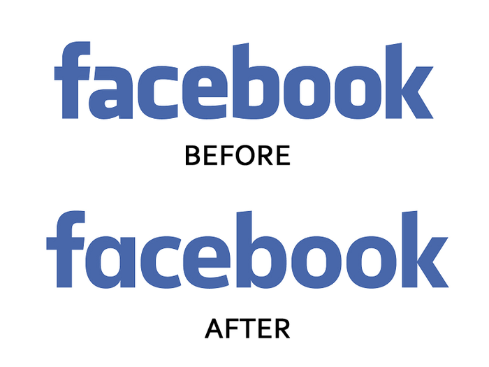 Facebook decided it wanted an update rather than redo of its logo and turned to designer Eric Olson, creator of the old logo
