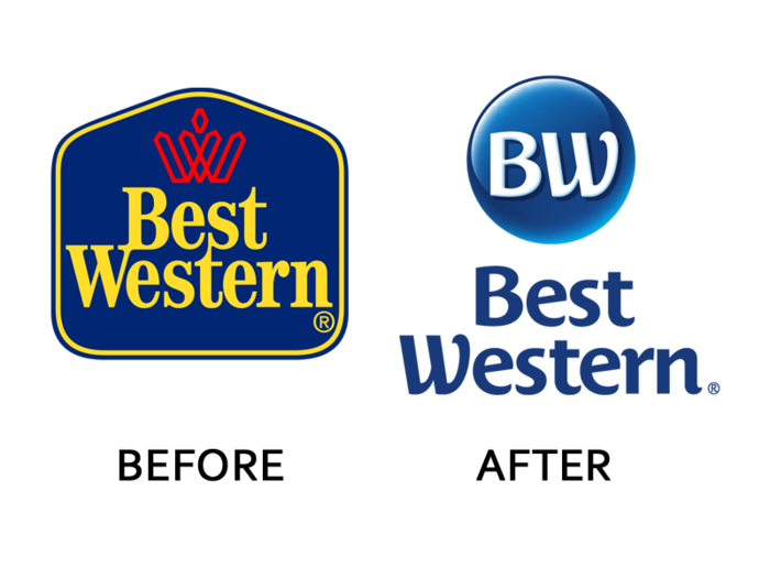 MiresBall transformed the logo of hotel chain Best Western into something reminiscent of Procter & Gamble