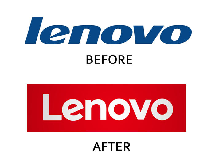 Saatchi & Saatchi gave hardware manufacturer Lenovo a new, straightforward logo that is intended to catch attention by being placed on a wide variety of colored backgrounds.