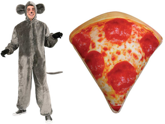 Pizza rat is an easy costume based on an extremely viral video. New York will be infested with pizza rats this Halloween.