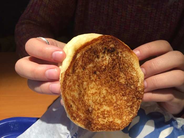 The ButterBurger is named as such because of its buttered buns that are then toasted (Sorry, no burger patty fried in butter here. That would just be a mess.)