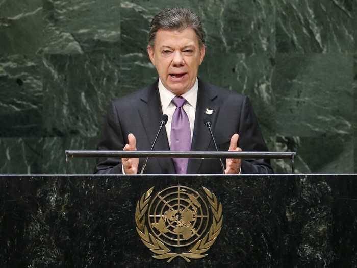 Juan Manuel Santos has been president of Colombia since 2010. Before that he served as the country