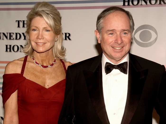 Schwarzman married his second wife, Christina.