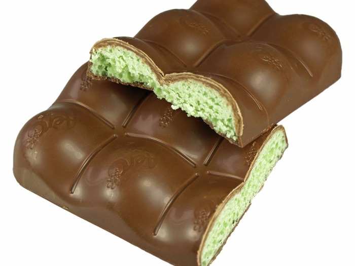 The Nestle Aero Peppermint bar was launched in the UK in the 