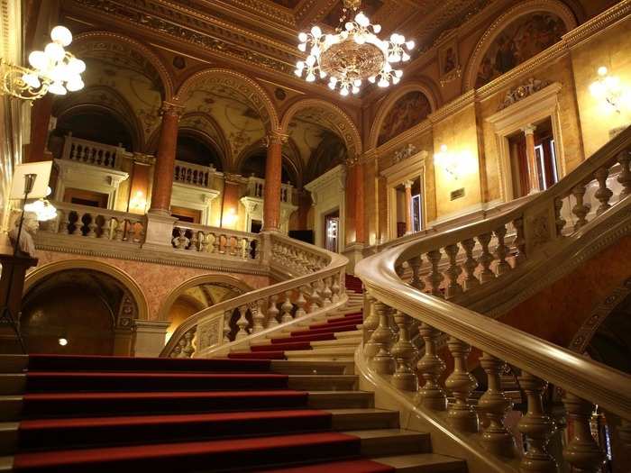 For a fancy night out, the Hungarian State Opera House seats 1,200 people and is ranked one of the world