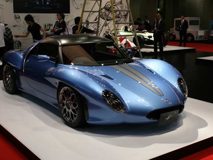 Also at the show, is the Kode9 sports car designed by the man behind the Enzo Ferrari hypercar — Ken Okuyama.