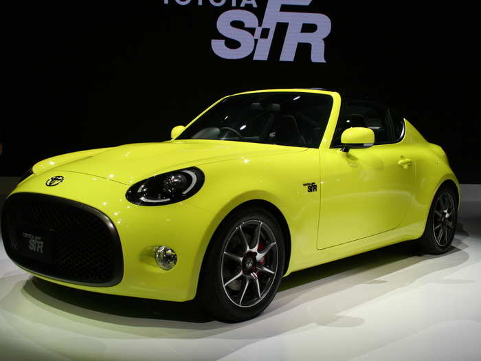 Toyota debuted their own mini sports car at the show, S-FR.