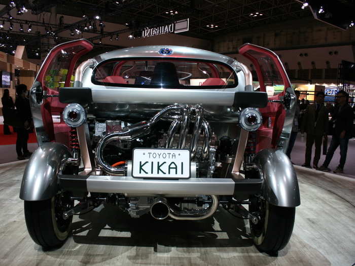 The Kikai is designed to show off the inner mechanical workings of a car.