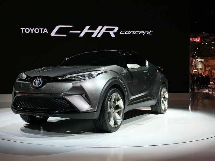 The Toyota C-HR concept crossover made its domestic debut after being unveiled in Frankfurt earlier this year.