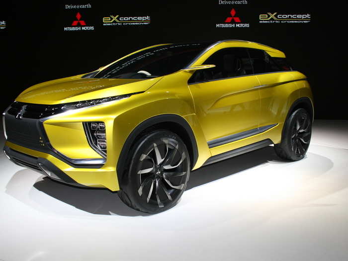 The sleek crossover shows off Mitsubishi