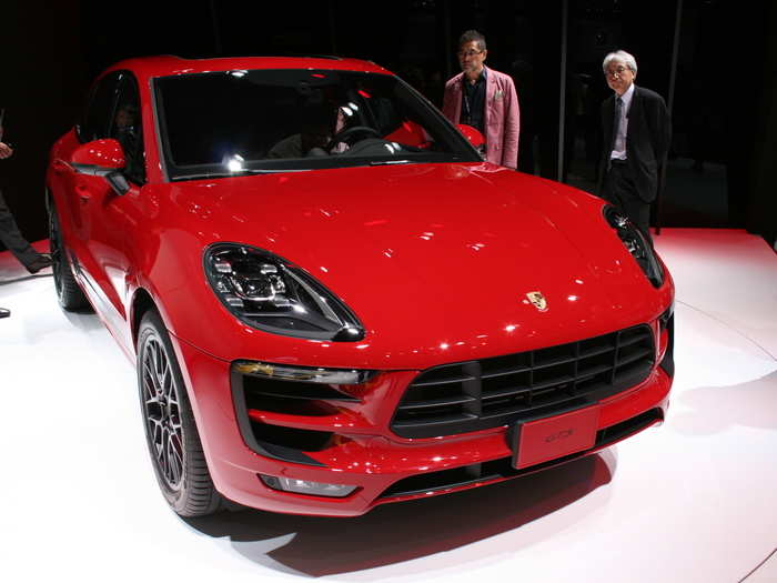 Porsche introduced the hot new Macan GTS crossover at the Tokyo Show.