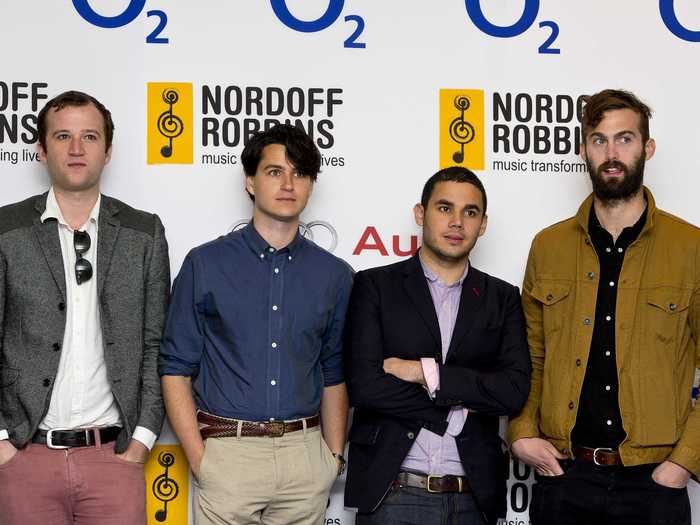 Afrobeat-influenced band Vampire Weekend got together when its members were all still students at Columbia: Ezra Koenig, Chris Tomson, and Rostam Batmanglij graduated in 