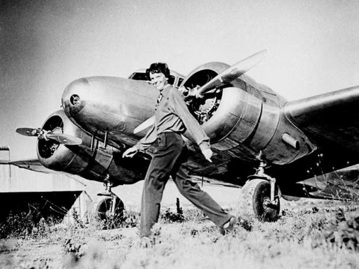 Amelia Earhart only attended Columbia for one semester in 1920 on a pre-med track before leaving for Los Angeles to be with her parents. She became hooked on flying soon after dropping out of school, and in May of 1932 she took her famous flight across the Atlantic — the first woman to do it solo.