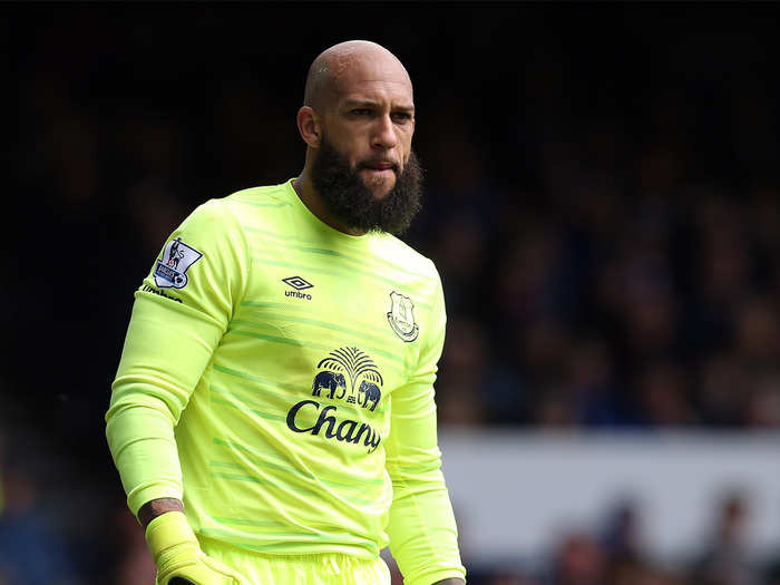 Tim Howard has one of the most famous bald head-beard combos in sports.