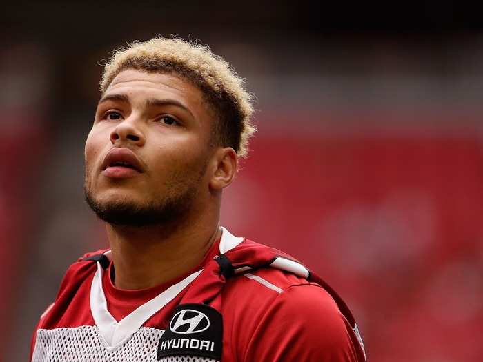 LSU product Tyrann Mathieu of the Arizona Cardinals is also known for his blond hair.