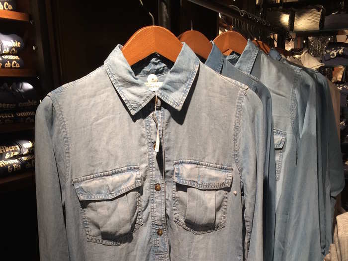 Abercrombie has hopped on the chambray trend.