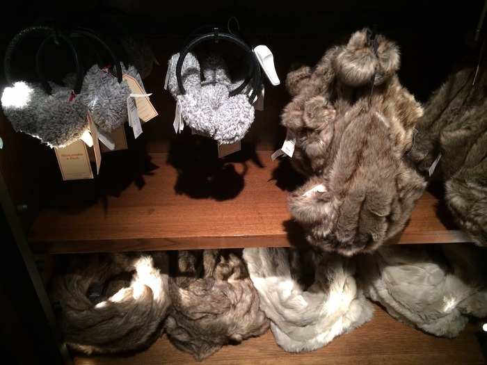 And Abercrombie has fur-style accessories, too.