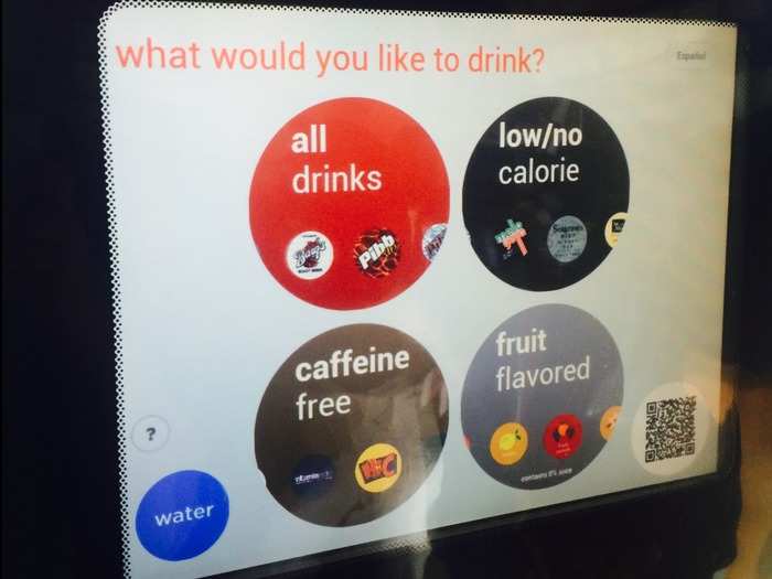 Even the soda selection is insane