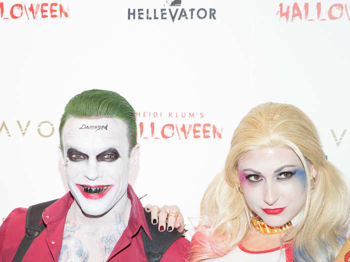 Jamie McCarthy and Megan Thompson were dressed as The Joker and Harley Quinn.