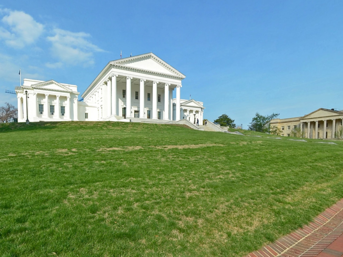 Richmond, the capital of Virginia, is pretty scenic, too.