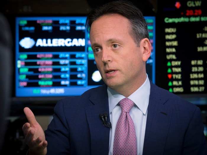 Actavis CEO Brent Saunders 44, saw the deal through its close in March 2015, at which point he became the CEO of Allergan Plc - now a Dublin-based global pharmaceutical company.