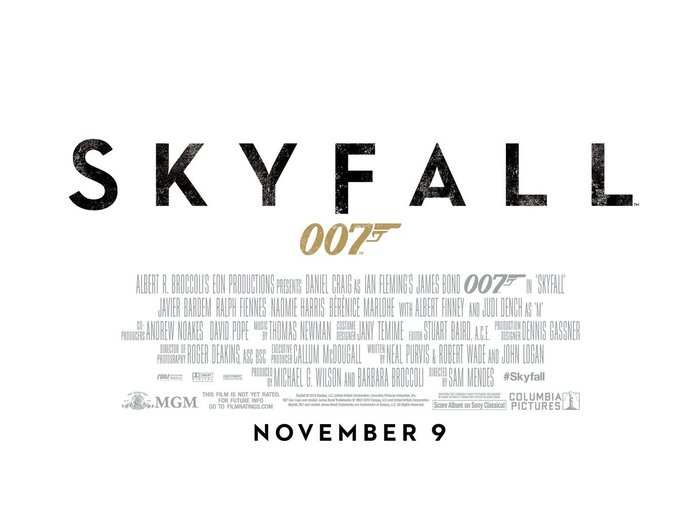 9. "Skyfall" - Adele