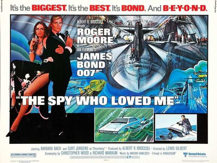 5. "The Spy Who Loved Me" - Carly Simon ("Nobody Does It Better")
