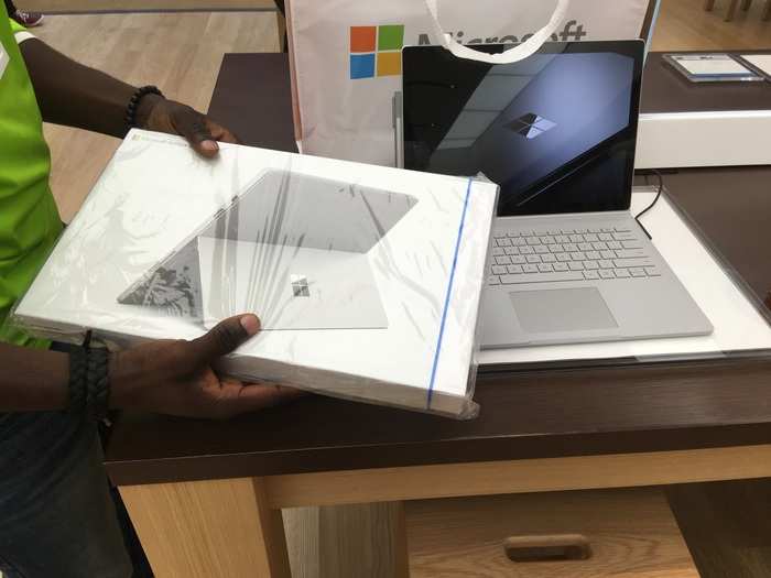 But there was a problem! They accidentally brought me a Surface Pro 4, not the Surface Book.