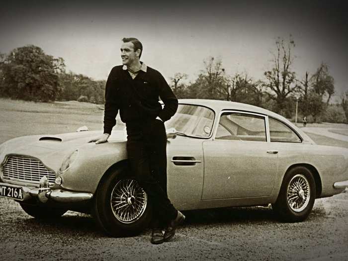 Although it took a lot of convincing on the part of the filmmakers to get access to the cars, the Aston Martin DB5