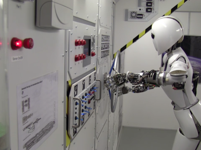 And this humanoid robot will help astronauts in space.