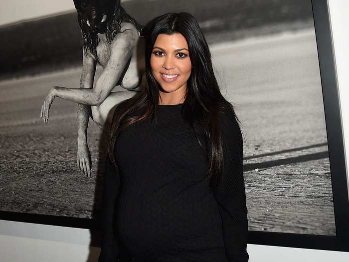 Kourtney Kardashian took placenta pills after giving birth.