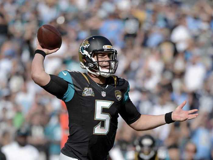 17. Blake Bortles, Jacksonville Jaguars