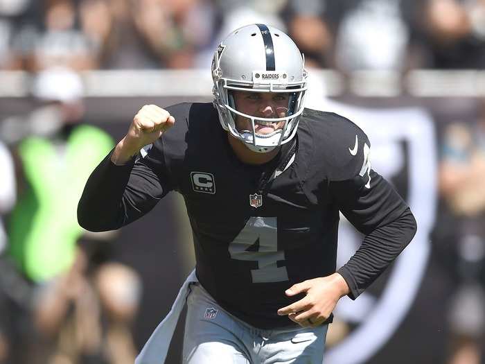 10. Derek Carr, Oakland Raiders