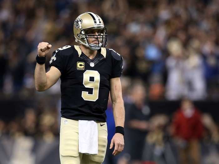 5. Drew Brees, New Orleans Saints