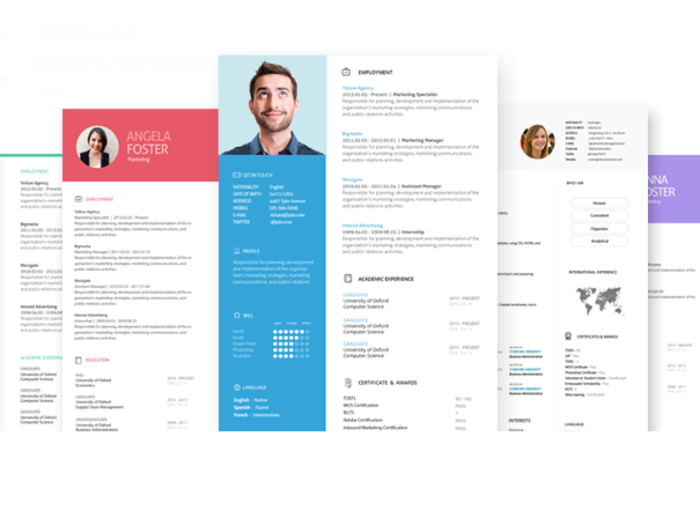 JobCV.me is a simple way to make your resume stand out.