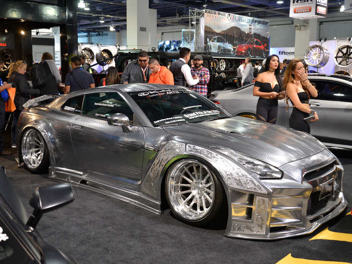 ... this souped up Nissan GT-R.