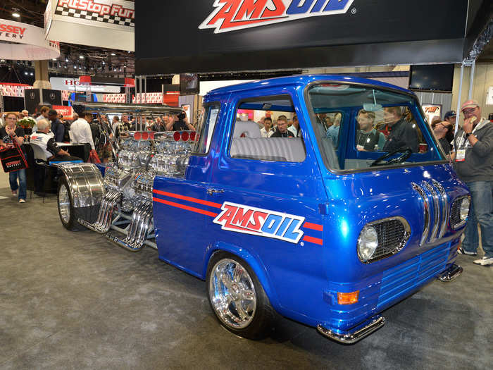 ... this is quite possibly the most powerful Ford Econoline Van ever made.