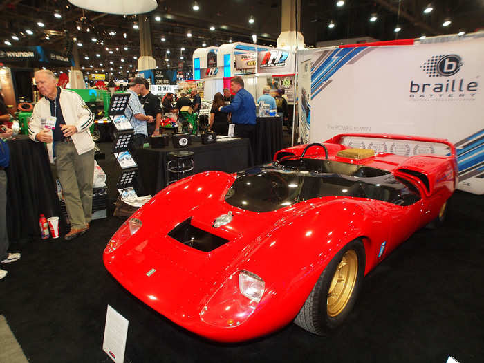 There were a couple of rare racing classics, as well, like this 1965 Shelby-DeTomaso P70 and ...