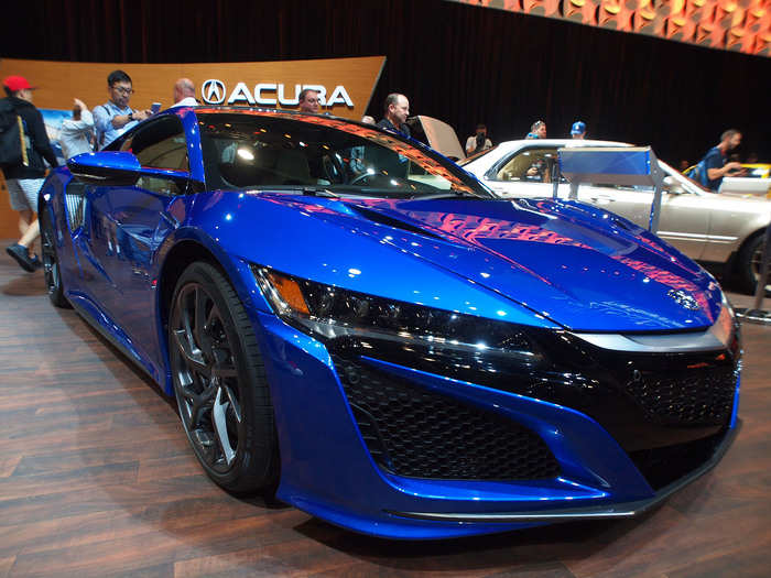 Not only did Acura show off its NSX supercar ...